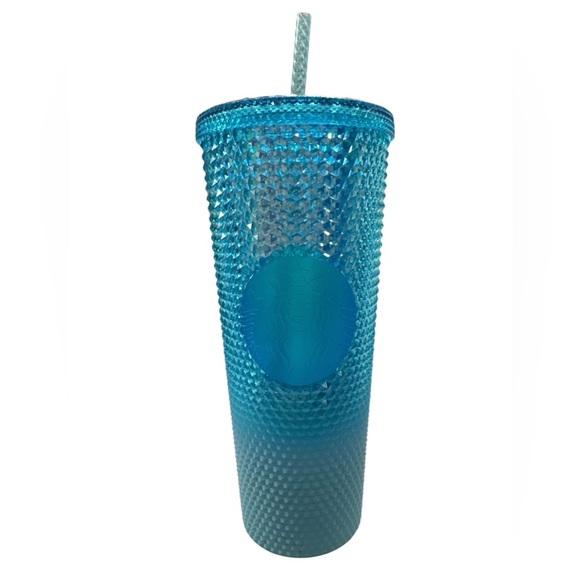 Starbucks 2023 Winter Exclusive Release Studded Blue Ombré Tumbler - Picture 1 of 4